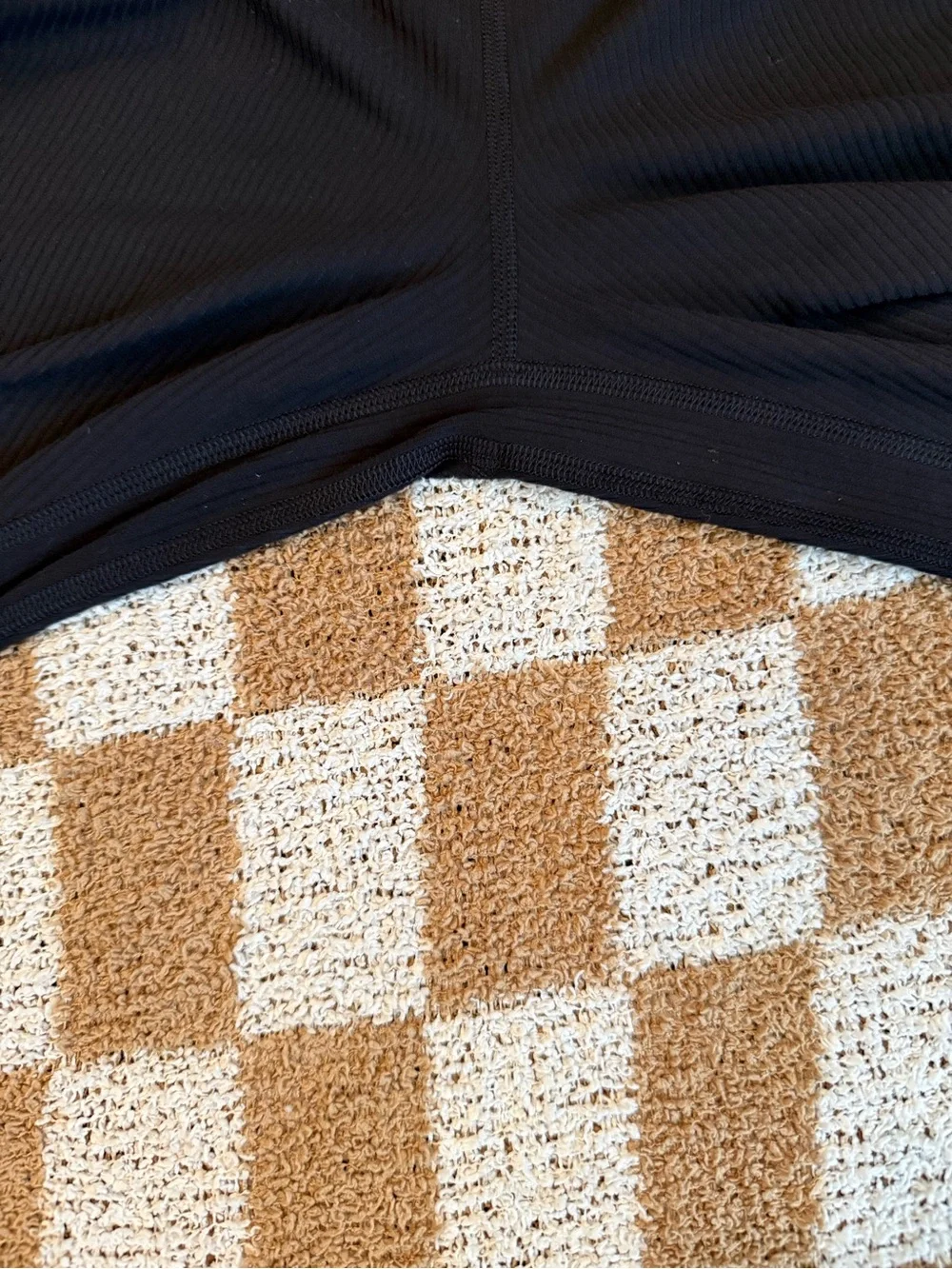 Lululemon Black Ribbed Flared Align Yoga Pants